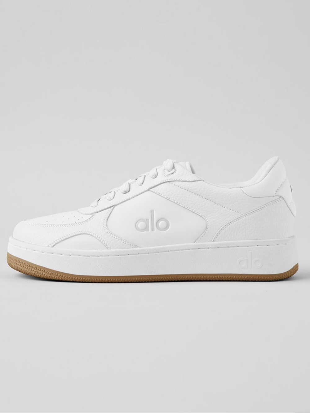 LIKE NEW ALO Recovery Mode Sneaker, Natural White/Gum, size 6